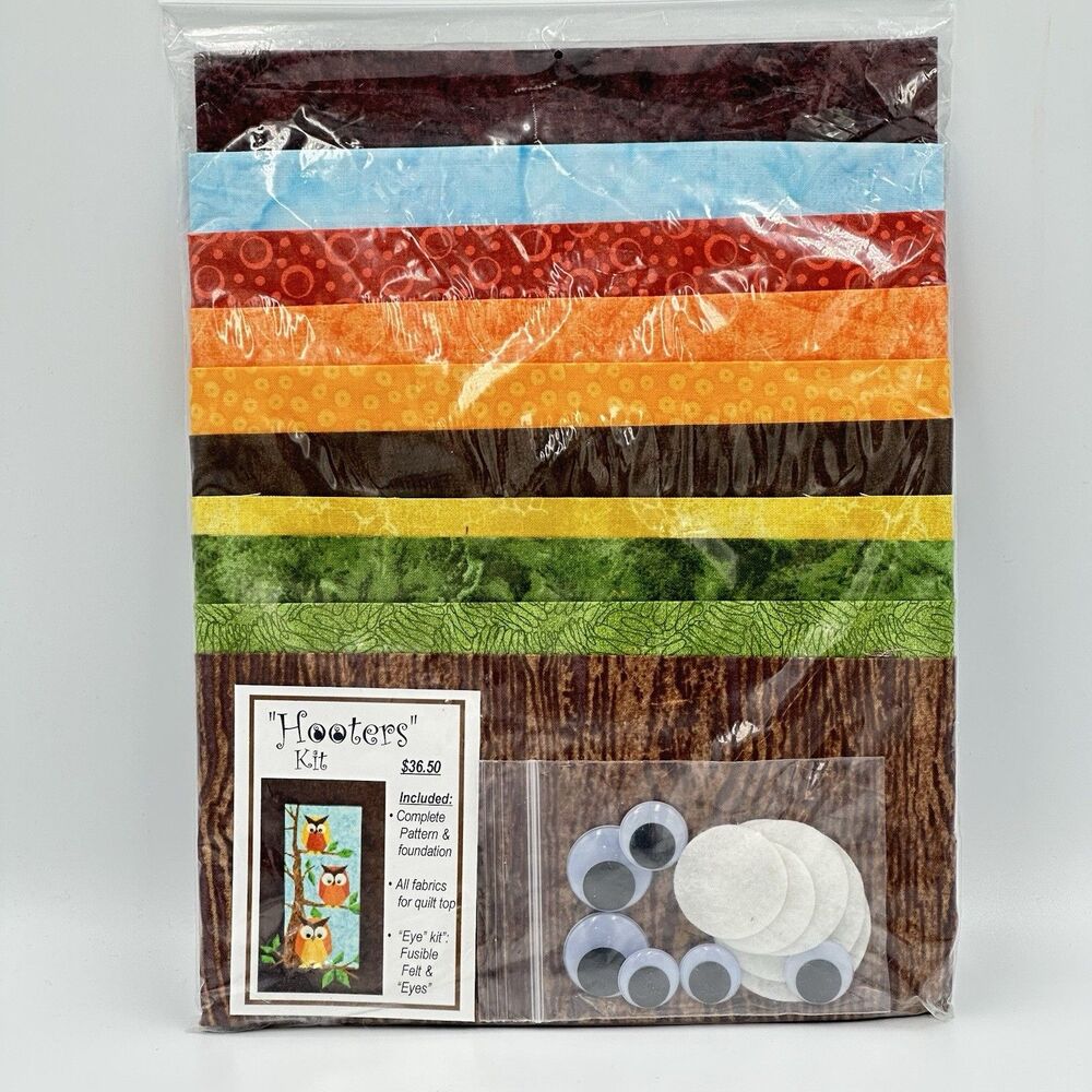 NEW Whimsical Designer's Workshop “Hooters” Quilt Pattern Eileen Sullivan 2012